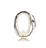 Rolex Oyster Perpetual 36 - 2012 papers | steel - white gold fluted silver concentric