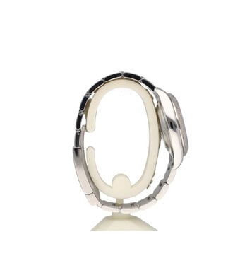 Rolex Oyster Perpetual 36 - 2012 papers | steel - white gold fluted silver concentric