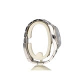 Rolex Oyster Perpetual 36 - 2012 papers | steel - white gold fluted silver concentric