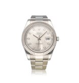 Rolex Datejust II 41 - 2015 + papieren | steel silver diamond Oyster