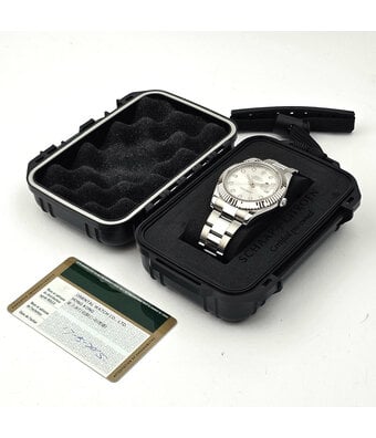 Rolex Datejust II 41 - 2015 + papieren | steel silver diamond Oyster