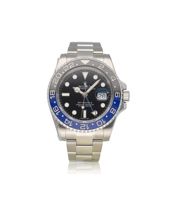 Rolex GMT-Master II 40 NEW ROLEX SERVICE - 2014 papers | steel blue - black Oyster