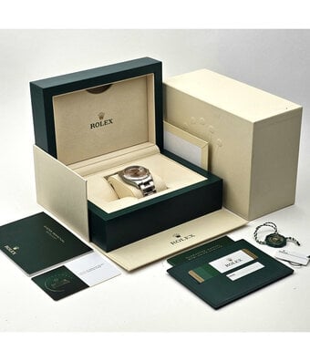 Rolex Datejust 36 NEW ROLEX SERVICE - 2019 box + papers |steel - rose gold diamond Oyster