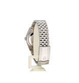 Rolex Datejust 36 NEW ROLEX SERVICE - 2021 box + papers | steel white gold fluted black Jubilee