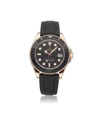 Rolex Yacht-master 37 NEW ROLEX SERVICE 2022 box + papers | rose gold medium - midsize Oysterfle