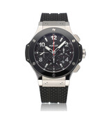 Hublot Big Bang Chronograph Steel Ceramic 44 steel black ceramic rubber red