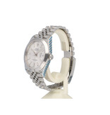 Rolex Datejust 41 NEW ROLEX SERVICE - 2020 B+P | silver index domed Jubilee