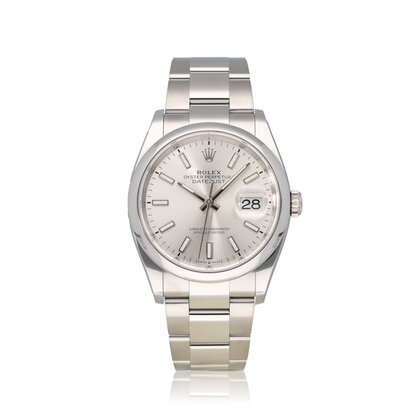 Datejust 36 - 2023 - box + papers | steel silver domed Oyster