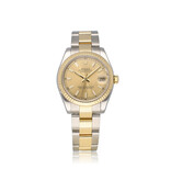 Rolex Datejust 31 - 2010 box + papers | yellow gold steel champagne