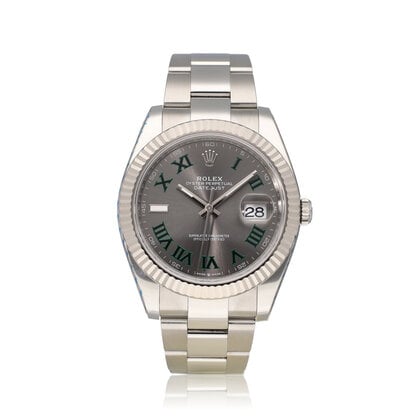 Datejust 41 - 2025 box + papers | steel - white gold Wimbledon Oyster