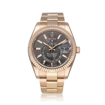 Sky-Dweller  42 NEW ROLEX SERVICE - 2023 box + papers | rose gold slate - grey Oyster