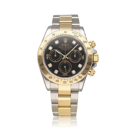 Cosmograph Daytona  40 NEW ROLEX SERVICE - 2000 B+P | steel - yellow gold black factory di