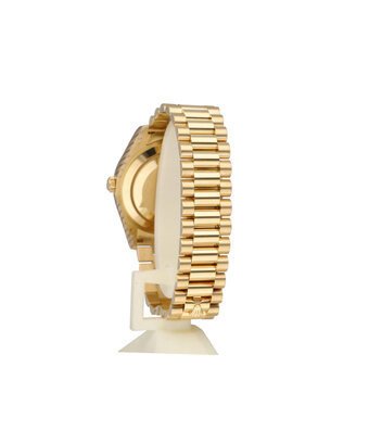 Rolex Day-Date II 41 NEW ROLEX SERVICE - 2012 B+P | yellow gold white roman President