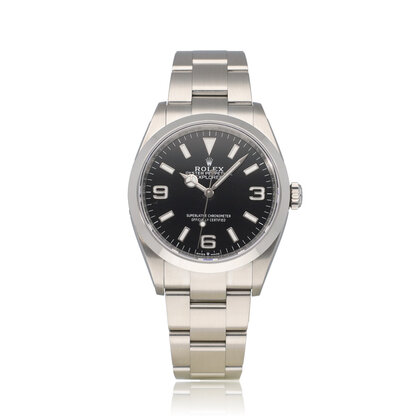 Explorer  36 - 2025 box + papers | steel black domed Oyster