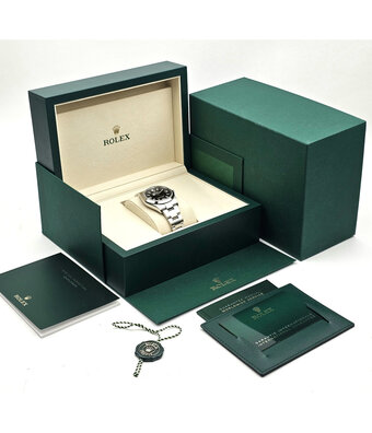 Rolex Explorer  36 - 2025 box + papers | steel black domed Oyster