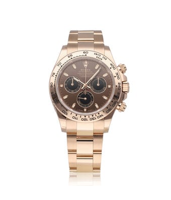 Rolex Cosmograph Daytona  40 NEW ROLEX SERVICE -  2023 B+P | rose gold chocolate / choco Oyster