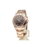 Rolex Cosmograph Daytona  40 NEW ROLEX SERVICE -  2023 B+P | rose gold chocolate / choco Oyster