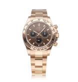 Rolex Cosmograph Daytona  40 NEW ROLEX SERVICE -  2023 B+P | rose gold chocolate / choco Oyster