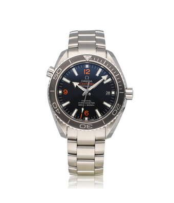 Omega Seamaster Planet Ocean 600M 42 NEW OMEGA SERVICE - 2017 box + papers | steel black