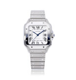 Cartier Santos de Cartier   steel silver 2025 box + papers