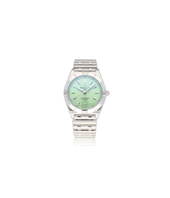 Breitling Chronomat  32 green - mint diamond rouleaux 2026 box + papers