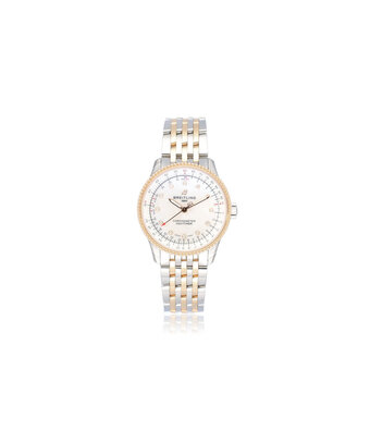 Breitling Navitimer Automatic 35 steel - rose gold MOP - pearl 2026 box + papers