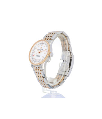 Breitling Navitimer Automatic 35 steel - rose gold MOP - pearl 2026 box + papers