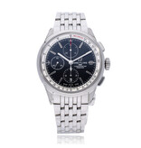 Breitling Premier B01 Chronograph 42 Steel black 2024 box + papers