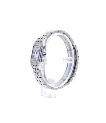 Cartier Panthère de Cartier  MM steel diamond silver roman 2025 box + papers
