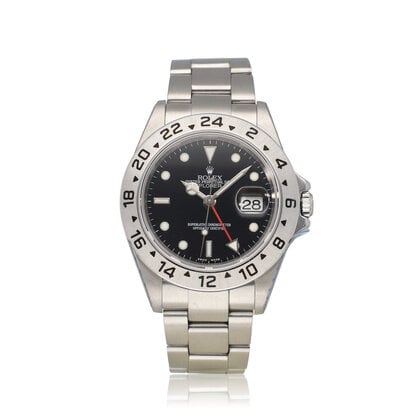 Explorer II  40 NEW ROLEX SERVICE - 2005 B+P | steel black F-serial