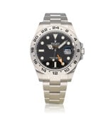 Rolex Explorer II  42 - 2023 B+P | steel black - orange steel Oyster