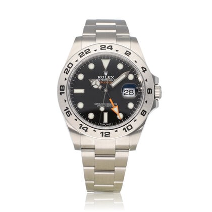 Explorer II  42 - 2023 B+P | steel black - orange steel Oyster