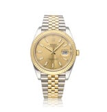 Rolex Datejust 41 NEW ROLEX SERVICE - 2021 B+P | steel - gold champagne Jubilee