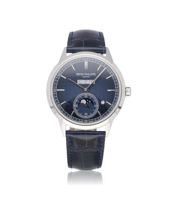 Patek Philippe Grand Complications Perpetual Calendar 41 - 2022 box + papers | platinum blue - VAT DEDUCT