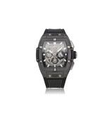 Hublot Spirit of Big Bang Ceramic Chronograph 42 ceramic Skeleton rubber strap 2025 B+P