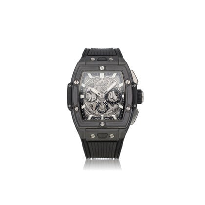 Spirit of Big Bang Ceramic Chronograph 42 ceramic Skeleton rubber strap 2025 B+P