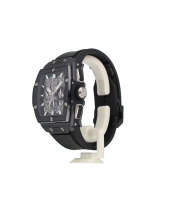 Hublot Spirit of Big Bang Ceramic Chronograph 42 ceramic Skeleton rubber strap 2025 B+P