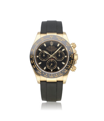 Rolex Daytona  40 2020 + papers | Oysterflex - rubber yellow gold black