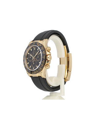 Rolex Daytona  40 2020 + papers | Oysterflex - rubber yellow gold black