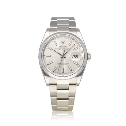Datejust 36 - 2024 - box + papers | steel silver domed Oyster