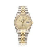 Rolex Datejust 36 NEW ROLEX SERVICE -1988 + box  | steel - gold champagne Jubilee