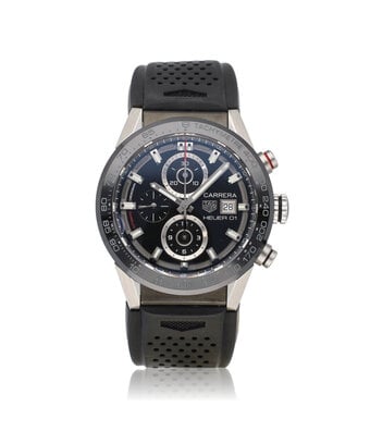 TAG Heuer Carrera  43 TAG SERVICE - 2018 box + papers | steel skeleton