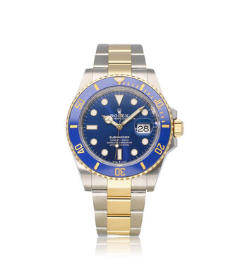 Rolex Submariner Date 41 - 2024 box + papers | steel -  yellow gold blue - bluesy sunburst Oyste