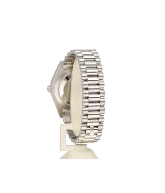 Rolex Day-Date II 41 - 2008 V-serial + box | platinum president ice - baby blue