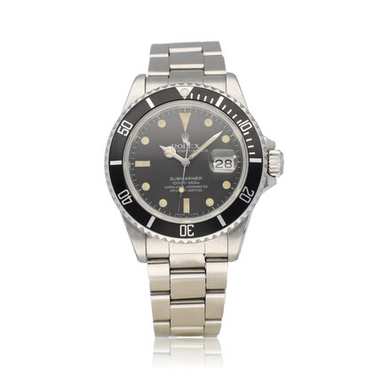Submariner Date 40 1984 box + papers | steel black matte tritium