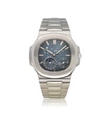 Patek Philippe Nautilus Moonphase Power Reserve 40 2012 B+P | steel blue