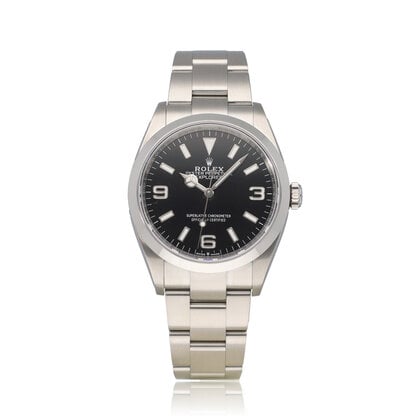 Explorer  36 - 2025 box + papers | steel black domed Oyster