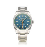Rolex Milgauss 40 OPEN DATE - B+P | steel blue orange Oyster