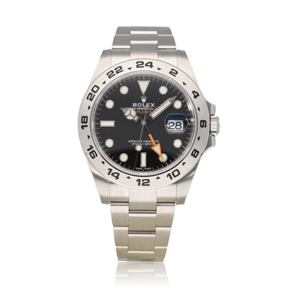 Explorer II  42 - 2023 B+P | steel black - orange steel Oyster