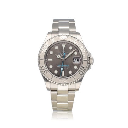 Yacht-master 37 - 2020 box + papers | steel - platinum slate / grey midsize